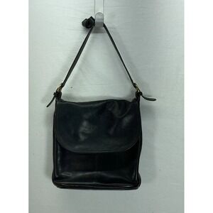 VINTAGE‎ COACH WHITNEY BLACK LEATHER SHOULDER BAG PURSE ORIGINAL 1994 K4C-4115